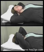 Frozen Shoulder Stretches: Elbow flares.  Approved use www.hep2go.com