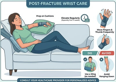 broken wrist recovery reduce swelling 400 opt gem feb 26