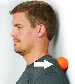 Trapezius Stretches With Massage Ball: Perfect for chronically tight traps or trapezius trigger points Trapezius Stretches With Massage Ball: Perfect for chronically tight traps or trapezius trigger points