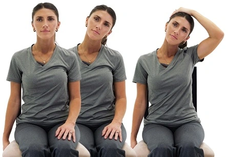 Neck Pain Exercises: Side bends help to increase range of motion and reduce neck pain and tightness Neck Pain Exercises: Side bends help to increase range of motion and reduce neck pain and tightness