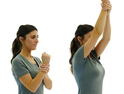 Rotator Cuff Injury Mobility Exercises: Improve shoulder range of movement after a rotator cuff injury with this flexion exercise.  Approved use www.hep2go.com