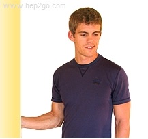 Wall Twist Stretch to improve shoulder external rotation.  Approved use www.hep2go.com